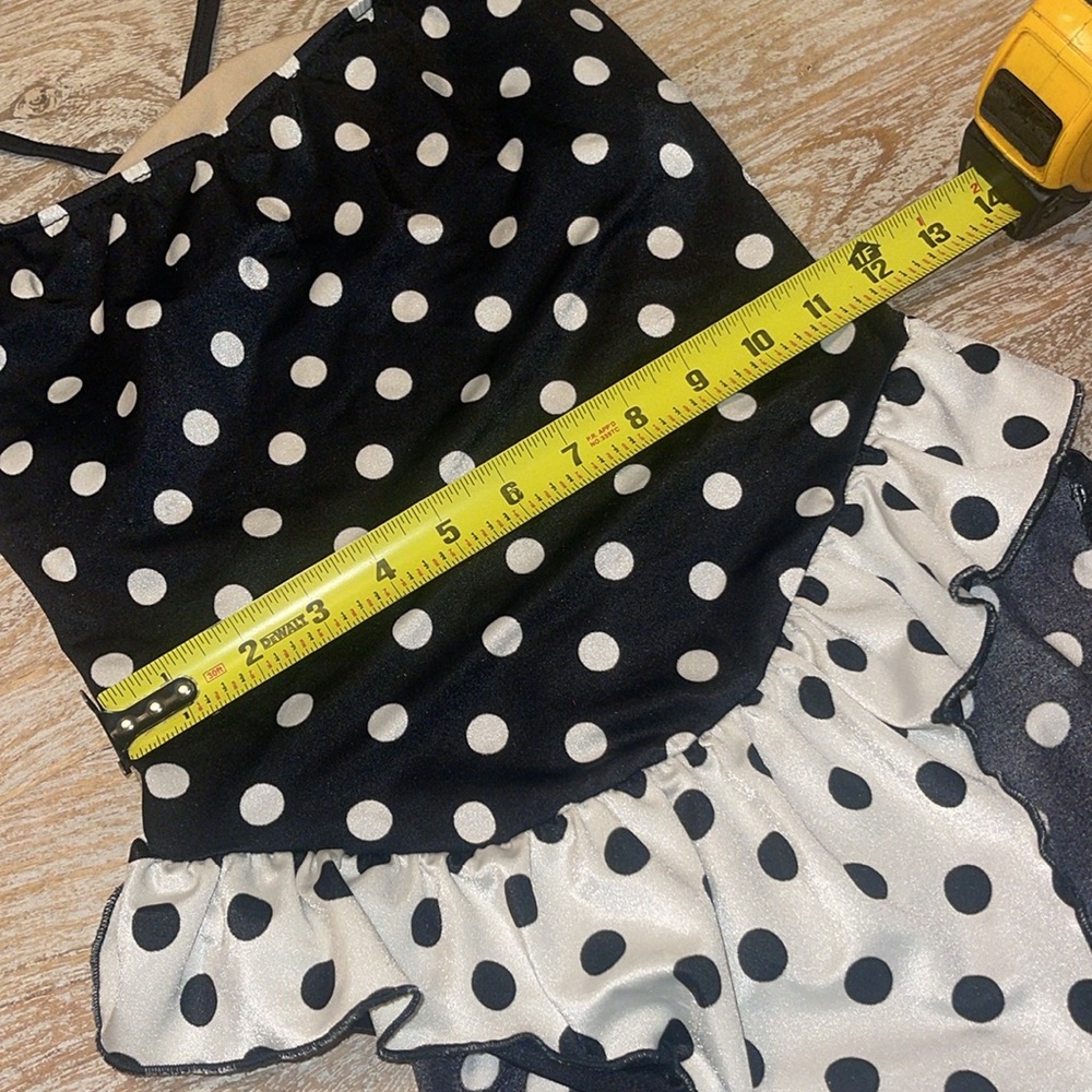 Pacific Connections Polka Dot Swimsuit 80s 90s View 5